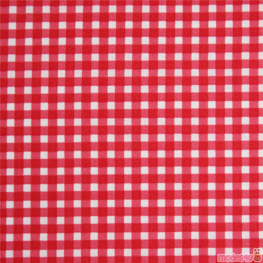 Small Scale Checked Gingham Tablecloth Fabric