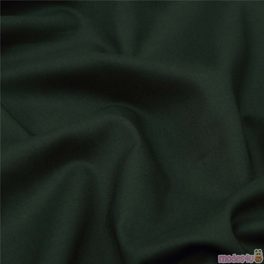 Japanese Solid Dark Green Fabric