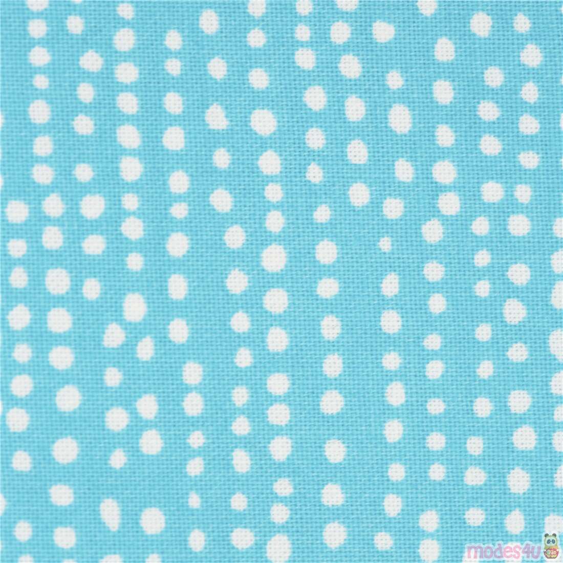Aquarius Blue Moonscape Basic Irregular Dots Fabric