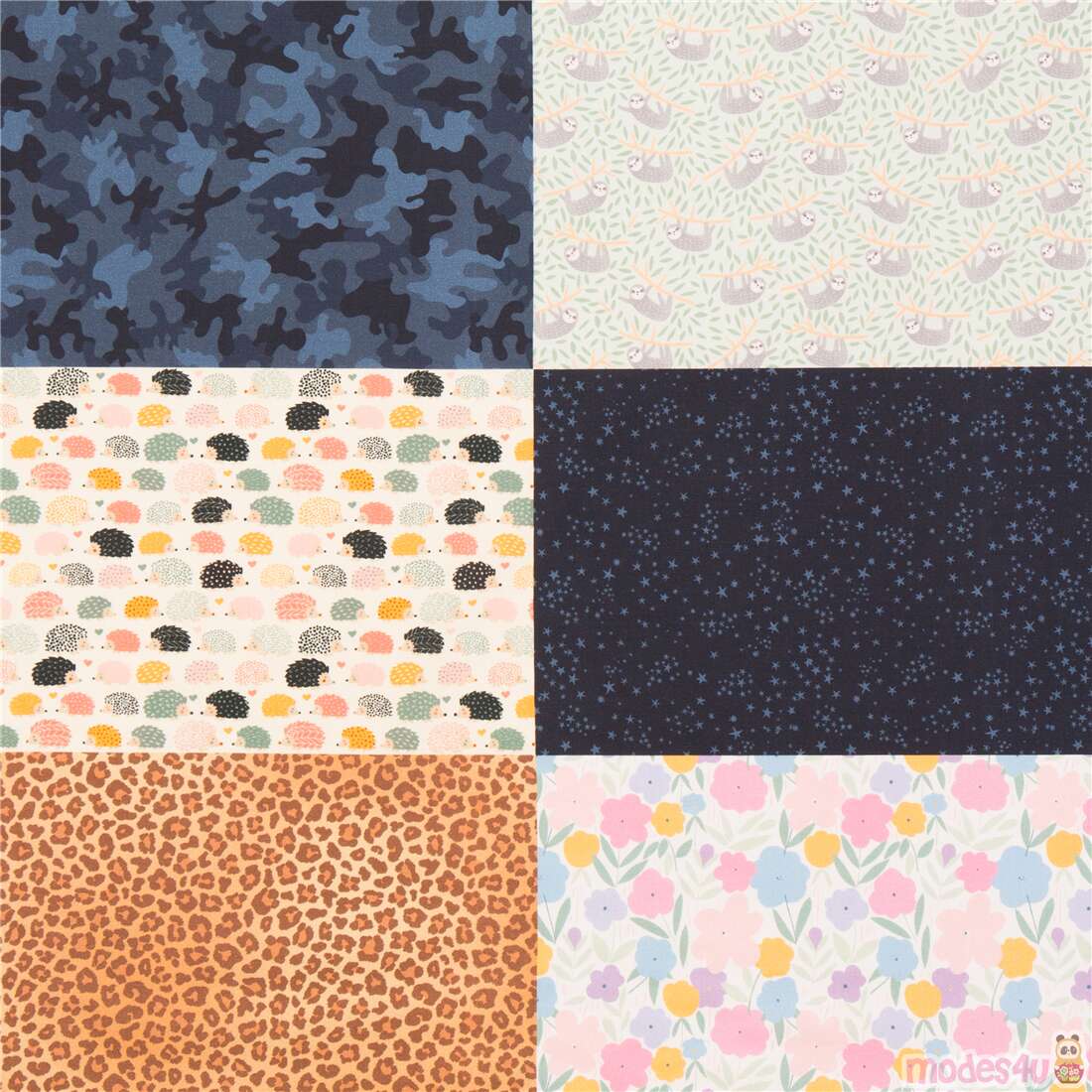 Stoff mit Gesichtsmasken-Designs Stoff