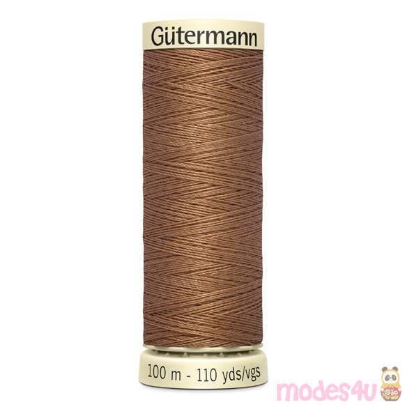 Sew-all amber-brown thread 842 by Gutermann