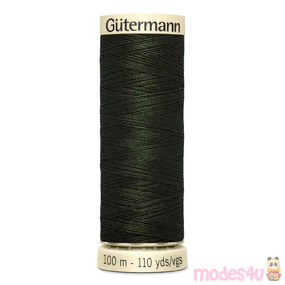 Sew-all dark forest green thread 304 by Gutermann