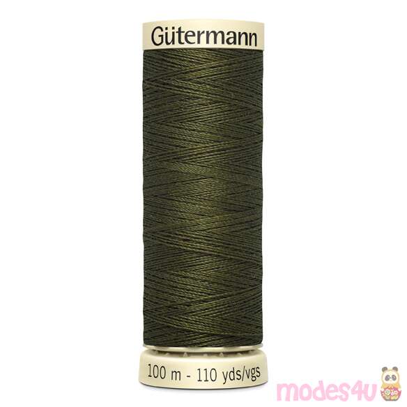 Sew-all dark frog green thread 399 by Gutermann