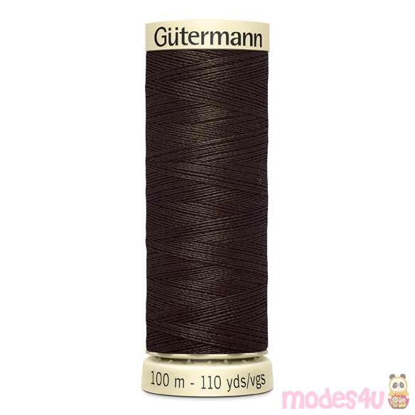 Sew-all dark pebble brown thread 674 by Gutermann