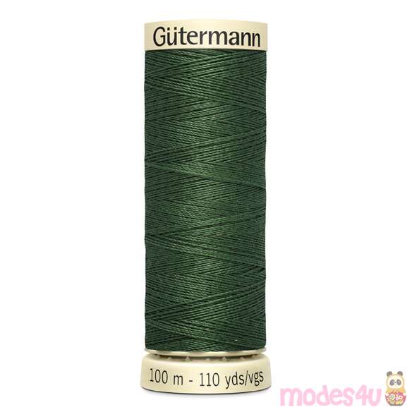 Sew-all dark seaweed green thread 561 by Gutermann
