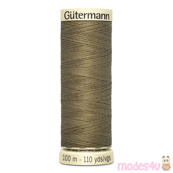 Sew-all stone brown-green thread 528 by Gutermann