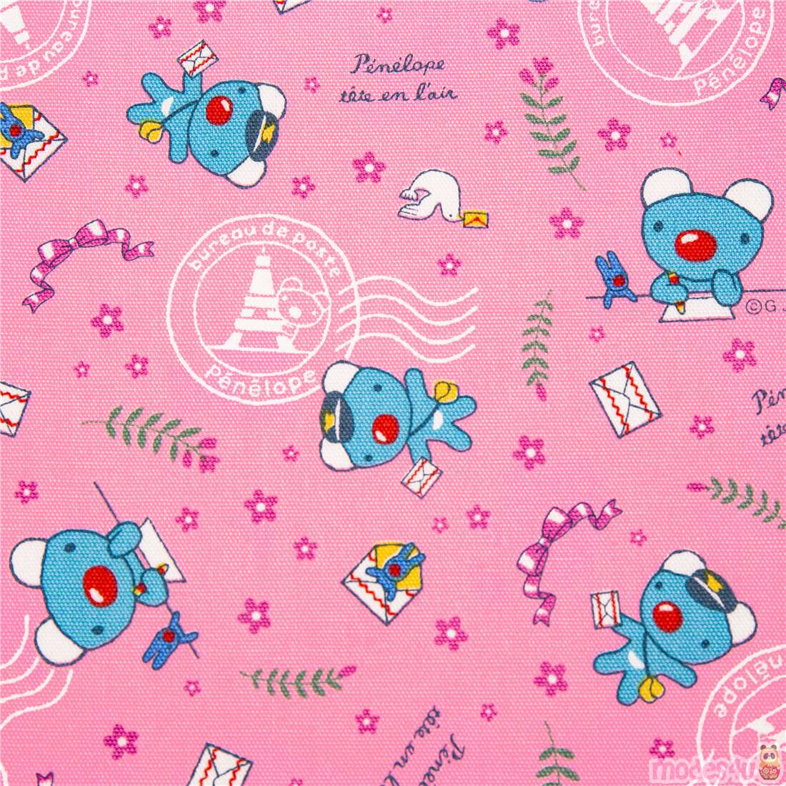 Penelope Koala Sanrio Paris Penpal Fabric