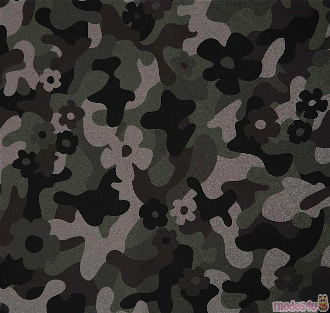gr�n Camo Tarn Armee Badebekleidung Strickstoff Stoff