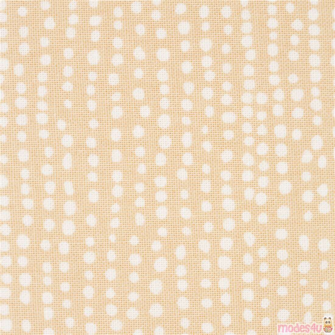 Beige Moonscape Basic Irregular Dots Fabric