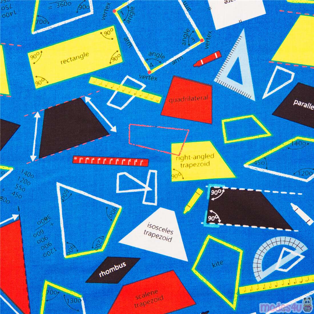 Mathematical Calculations Geometry Shapes Fabric