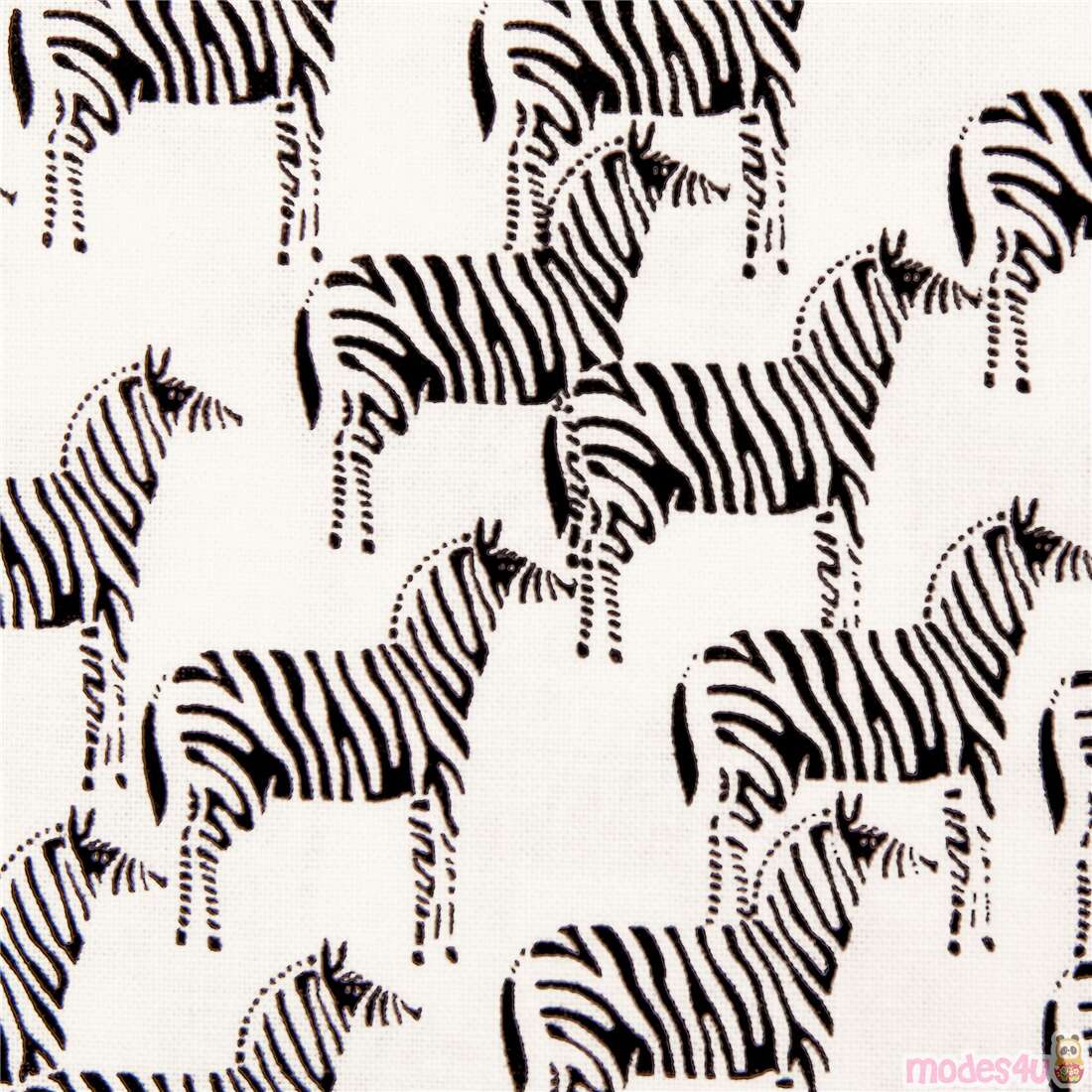 Staggered Diagonal Zebra Stamped Fabric