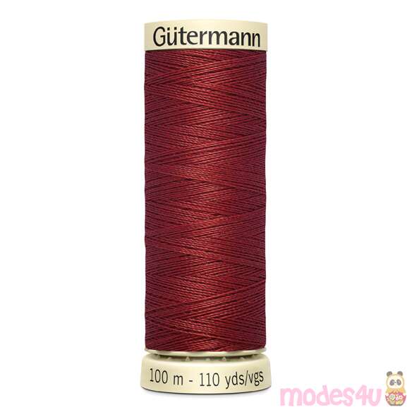 Sew-all dark red-brown thread 221 by Gutermann