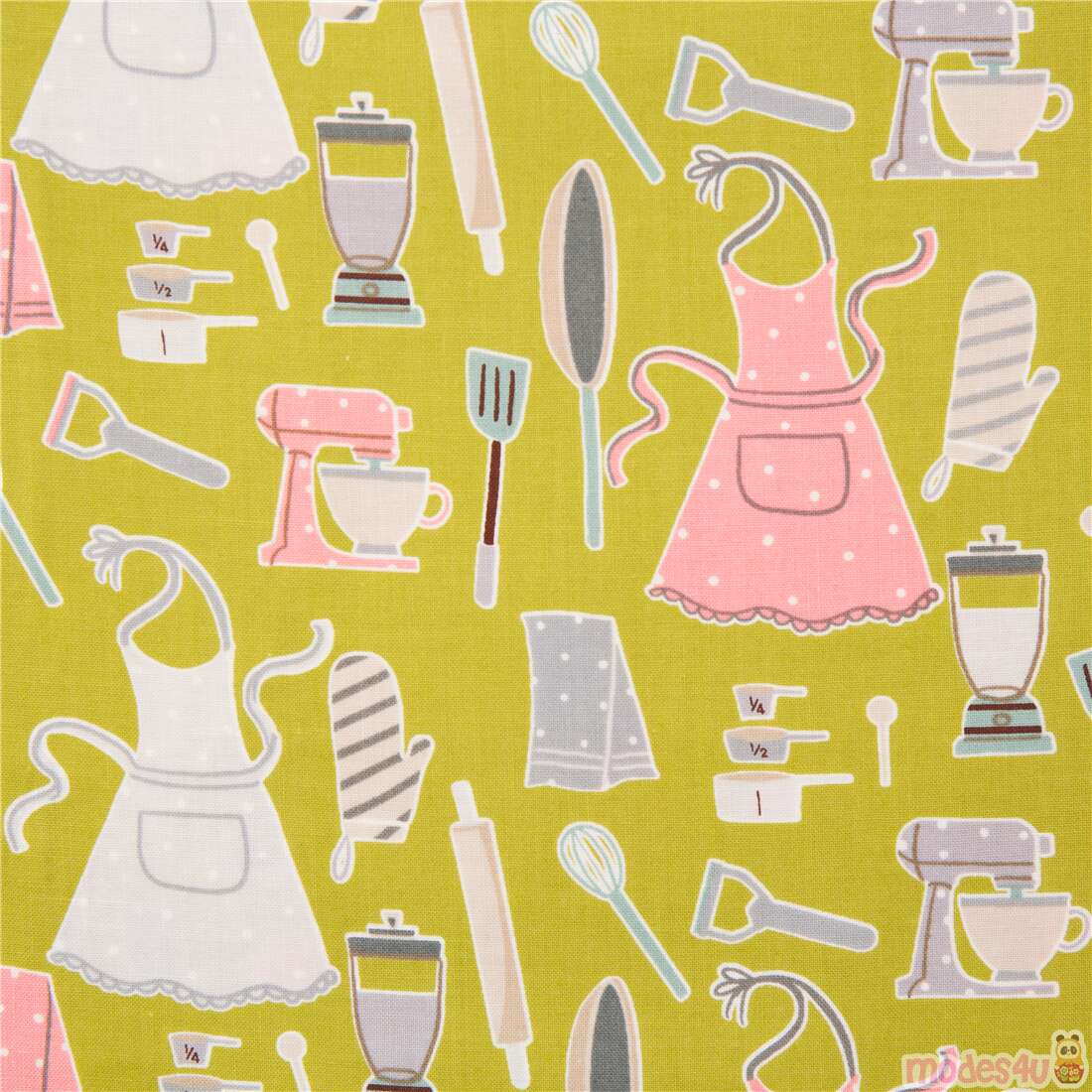 Cute Kitchen Cooking Gadgets Utensils Fabric
