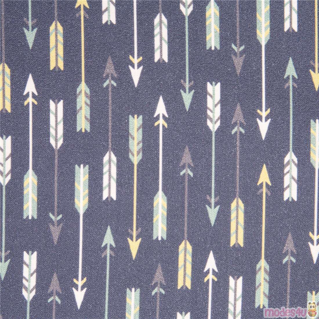 Wild and Free Arrows Pointing Fabric