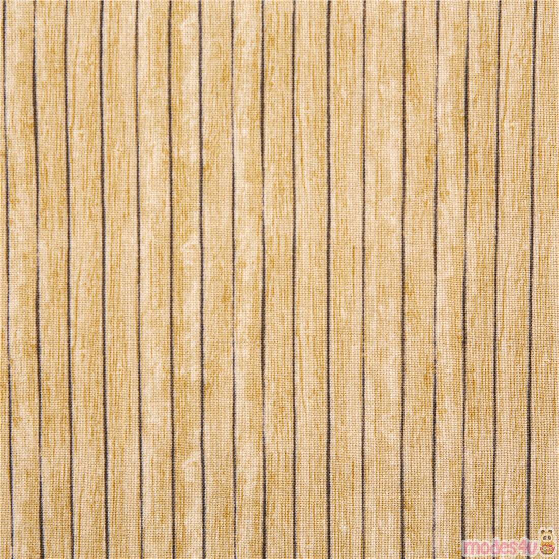 Oak Brown Rustic Wooden Fence Panels Fabric