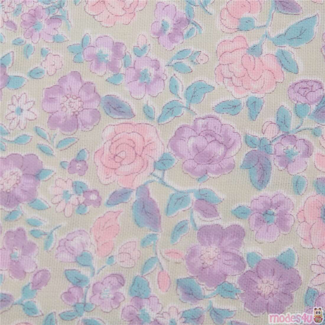Floral Ditsy Print Girly Watercolour Fabric