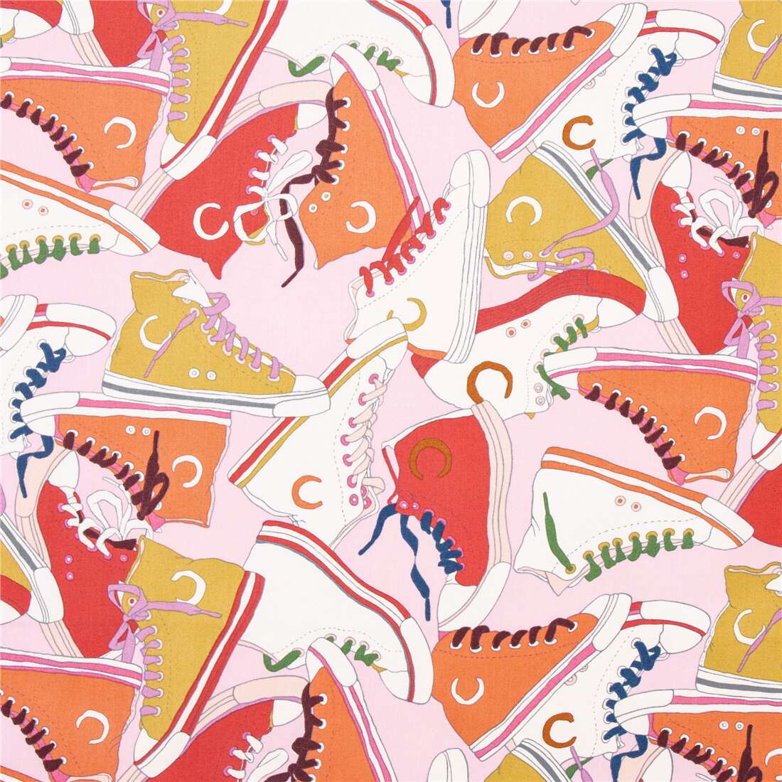 American High Top Shoes Converse Sneakers Fabric