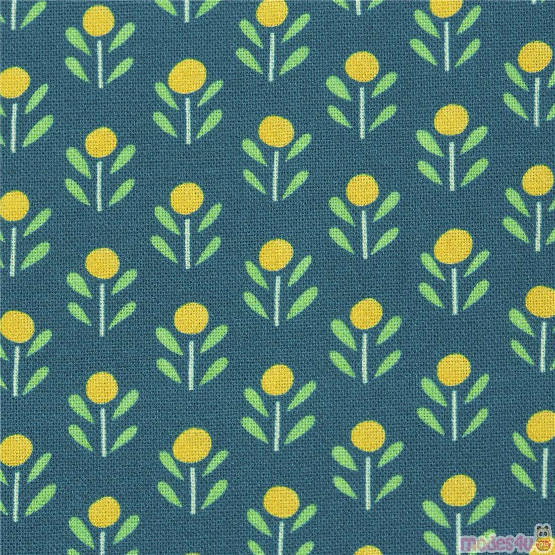 Cute as a Button Simple Floral Fabric