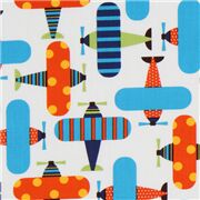 Tossed Colourful Aeroplanes Stretch