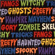 Halloween Colourful Words