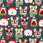 Canine Christmas Cute Puppy Dogs