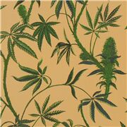 Botanical Plant Leaves Hemp Herb