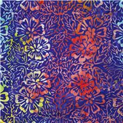 Batik Tie Dye Hibiscus Oasis Florals