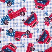 Land That I Love Pick up Truck Checkered