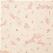Cats and Music Notes Paw Prints
