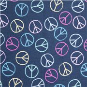 Tumbling Colourful Peace Signs