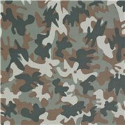 armeegr&uuml;ner Camo-Baumwollstoff