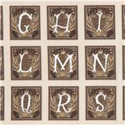 Brown Wooden Whimsical Forest Alphabet