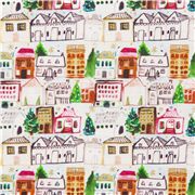 Holiday Village Colorful Winter Christmas