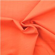 Tela de punto lisa naranja oscuro liso Terracotta