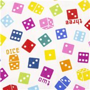Colourful Tumbling Dice