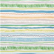 Strisce Giungla A Zigzag Colorate E Scarabocchiate