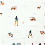Western Small High Noon Cowboy Wagon