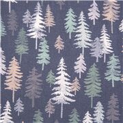 Wild and Free Muted Pine Tree Forest