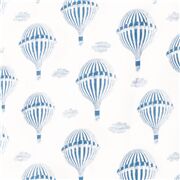 la Parisienne blauer Hei&szlig;luftballon wei&szlig;er Baumwollstoff