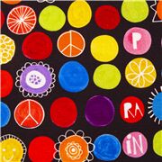 Multicolour Happy Sunshine Peace Dots