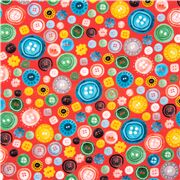 Small Colourful Painted Buttons