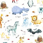 Watercolour Alphabetical Animals