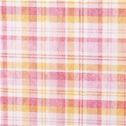 White Pink Orange Plaid