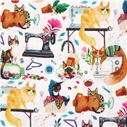 Sew Mischievous Cats Sewing Machine