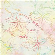 Batik Tie Dye Starfish Flowers
