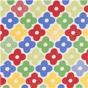 Retro Multicolor Flower