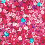 Painted Dot Textured Circular Strokes