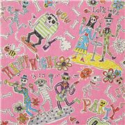 Cartoon Skeletons Day of the Dead Dia De Muertos