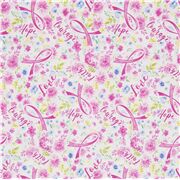 Pink Ribbons Motivation Words