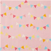 Cute Pastel Bunting Colorful Patterned